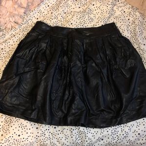 Leather skirt